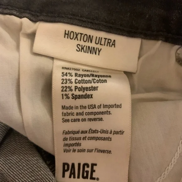 Paige Hoxton women’s Jeans Ultra Skinny size 26 - Picture 6 of 7
